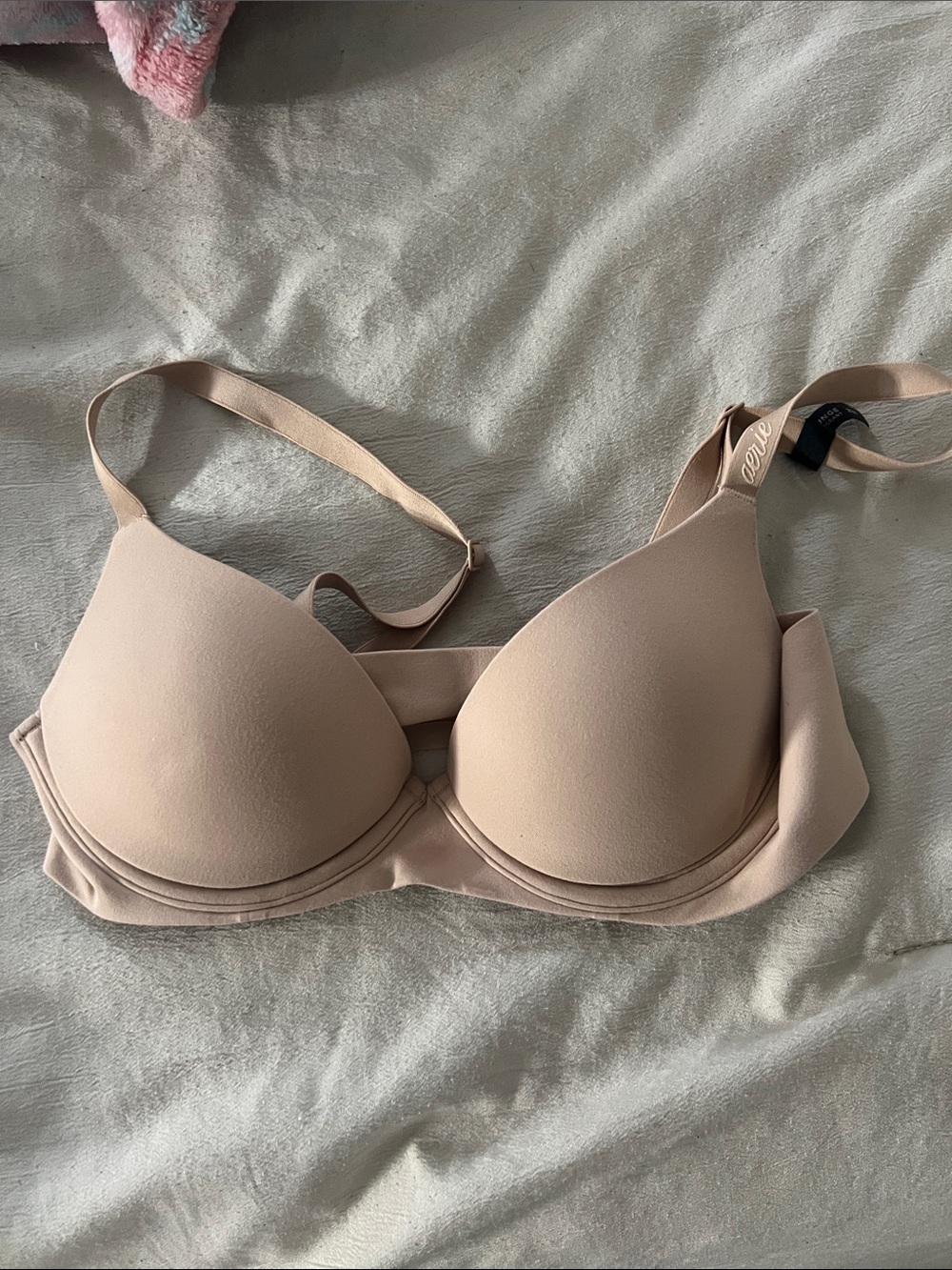 aerie Nude Light-Padded T-Shirt Bra